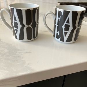 Fauchon Paris 2 cups